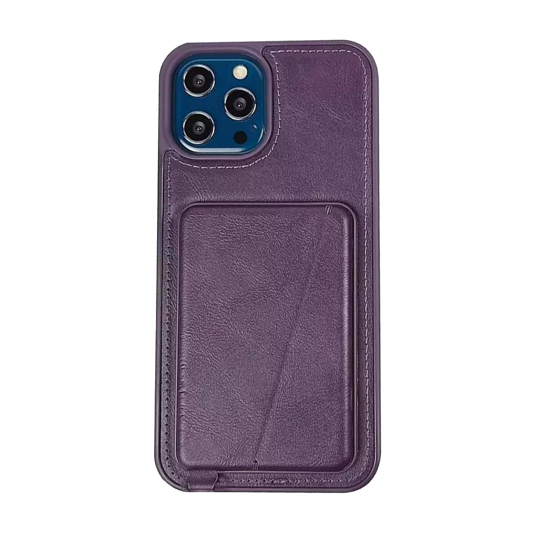 iPhone 15 Plus/iPhone 14 Plus Hidden Card Holder Case Purple